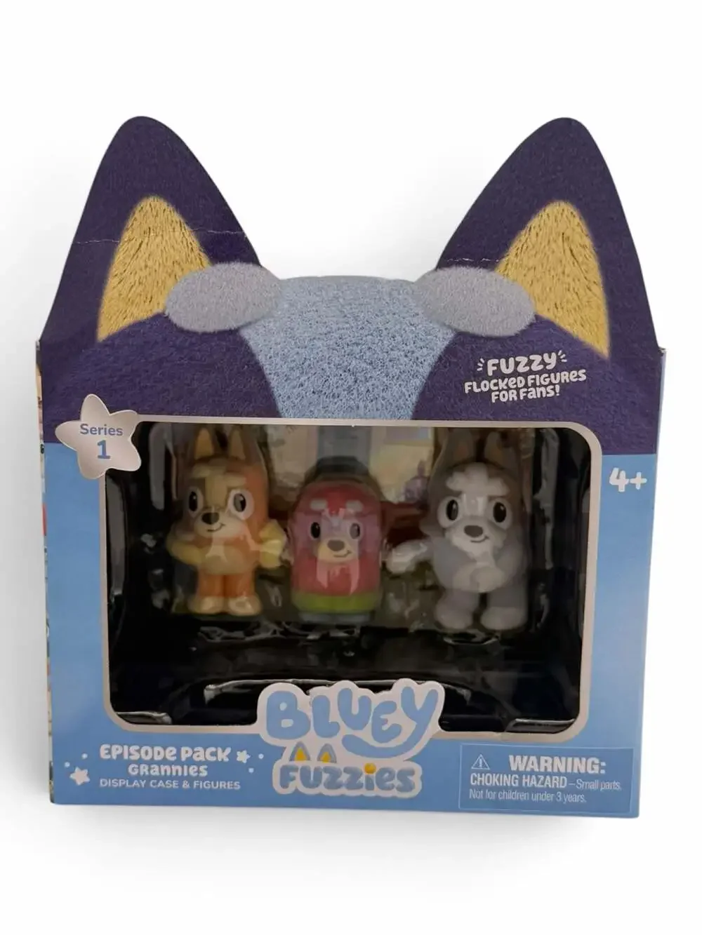 Bluey Fuzzies Episode Pack Grannies Display Case & Figures Series 1